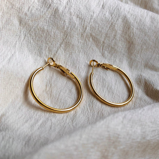 Hoop earrings