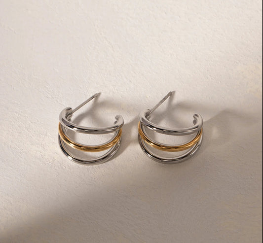 Mix metal hoops